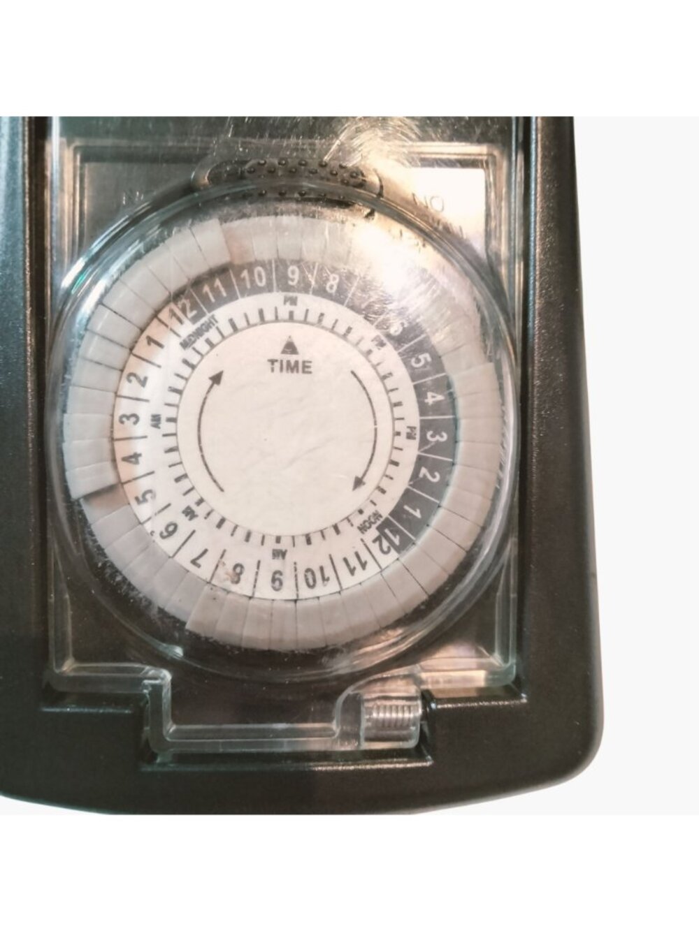 Outdoor 2 Outlet Timer 24 Hour Dial Plug In Black Utilitech - Picture 3 of 10